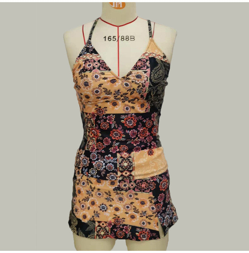 SIGNATURE LATTICE TANKINI SET