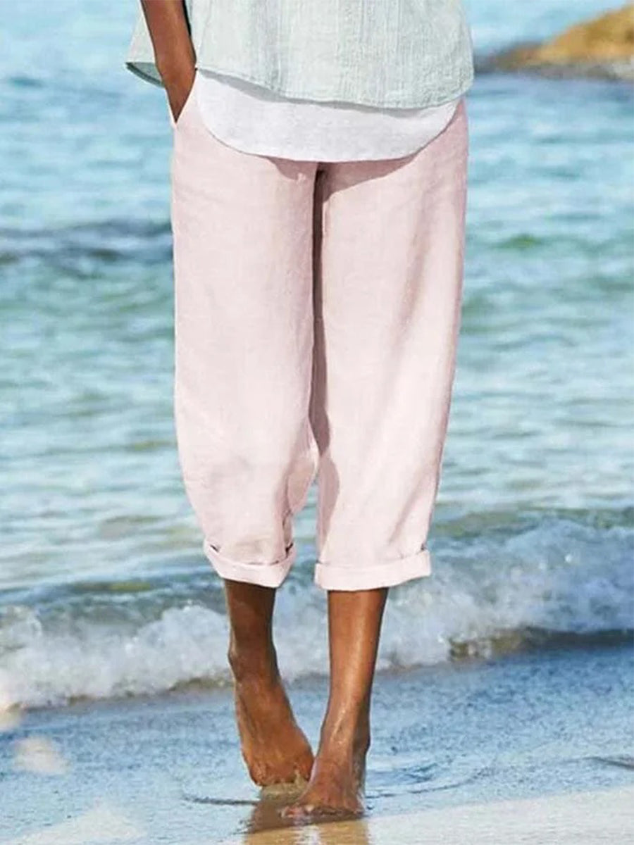 Women's Cotton Comfortable Casual Pants