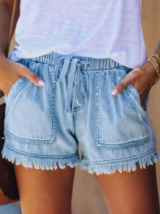 Blue Casual Solid Fashion Jeans