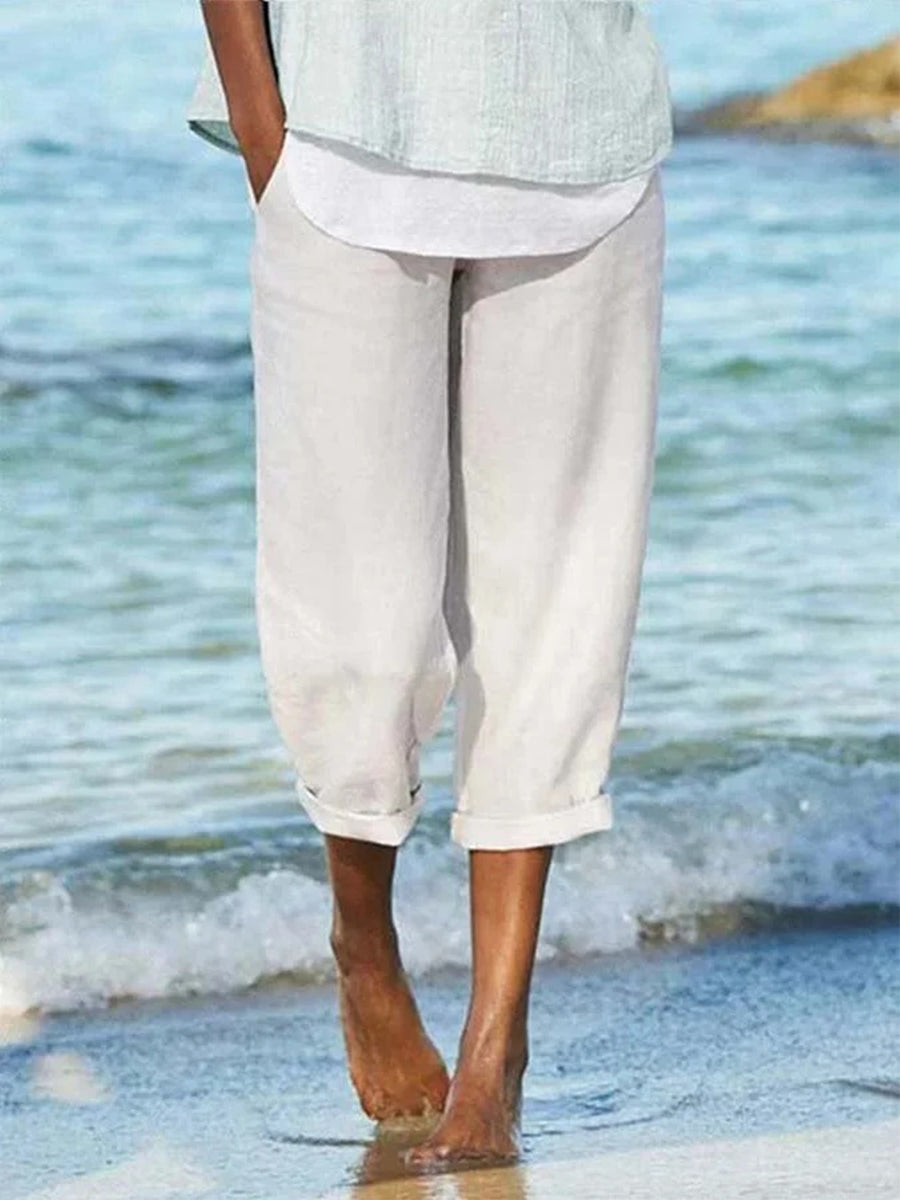 Women's Cotton Comfortable Casual Pants