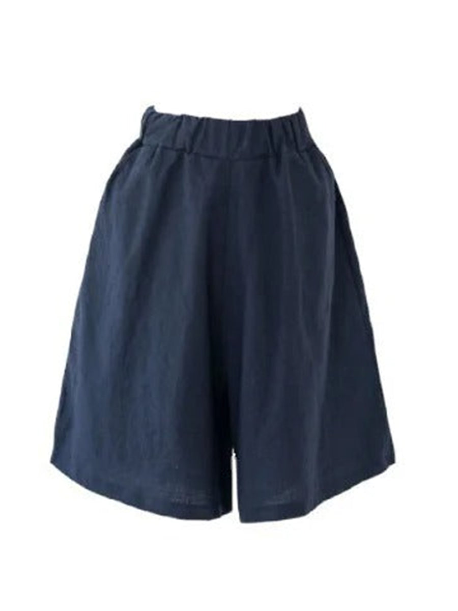 Cotton Casual Straight Pants