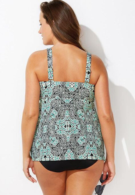 SAGE FLOWY TANKINI SET