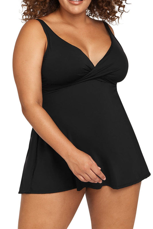 Black Delacroix Swimdress