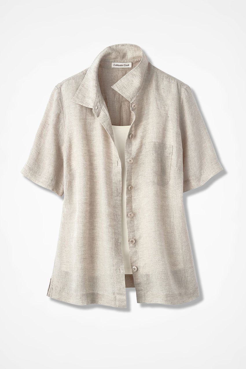 Linen Camp Shirt